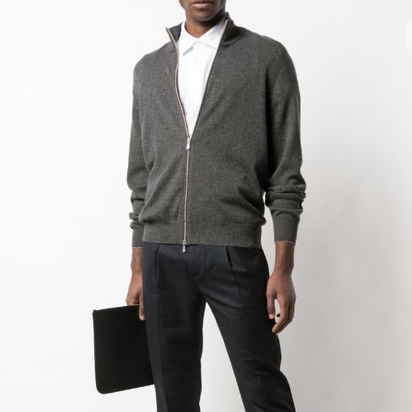 Brunello Cucinelli Other - Brunello Cucinello Cashmere Knit Zipped Cardigan
